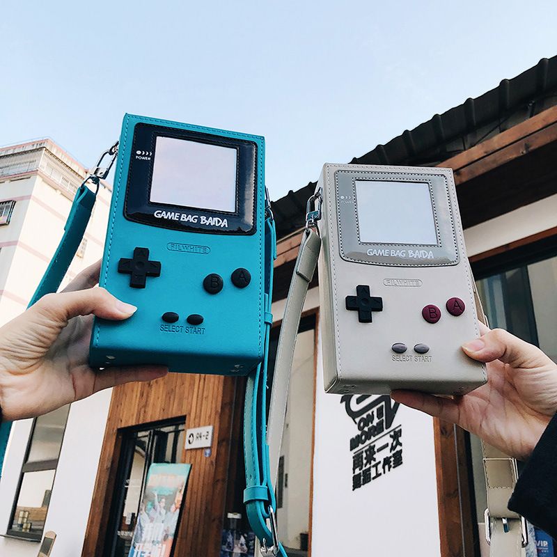 Retro Gaming Videos - Unique Creative Game Console Shaped Crossbody