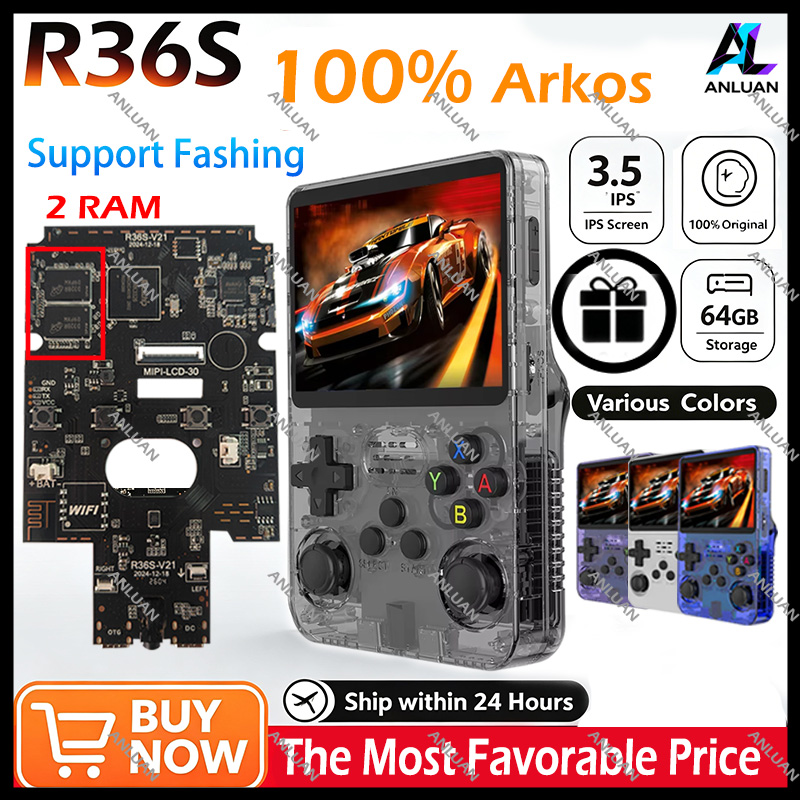 Retro Gaming Portable - Genuine R36S Retro Handheld Game Player
