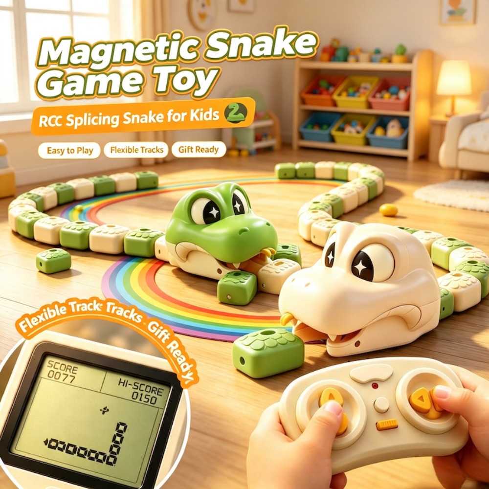 Retro Gaming Phone - Dual Player RC Magnetic SnakeToy Realized