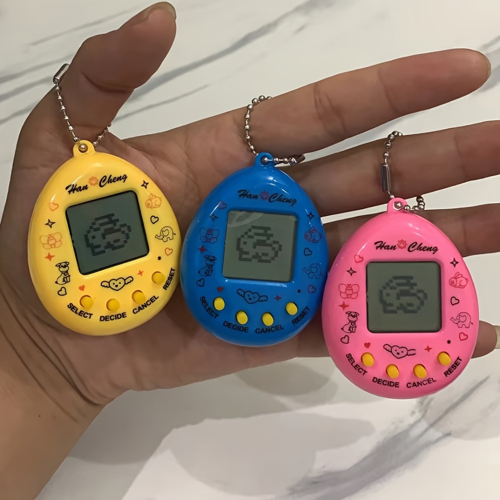 Retro Gaming Keychain - Retro Mini Handheld Gaming Console with