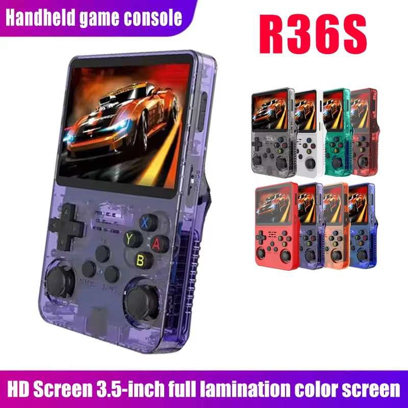 Retro Gaming Portable - R36s New Handheld Game Console Open