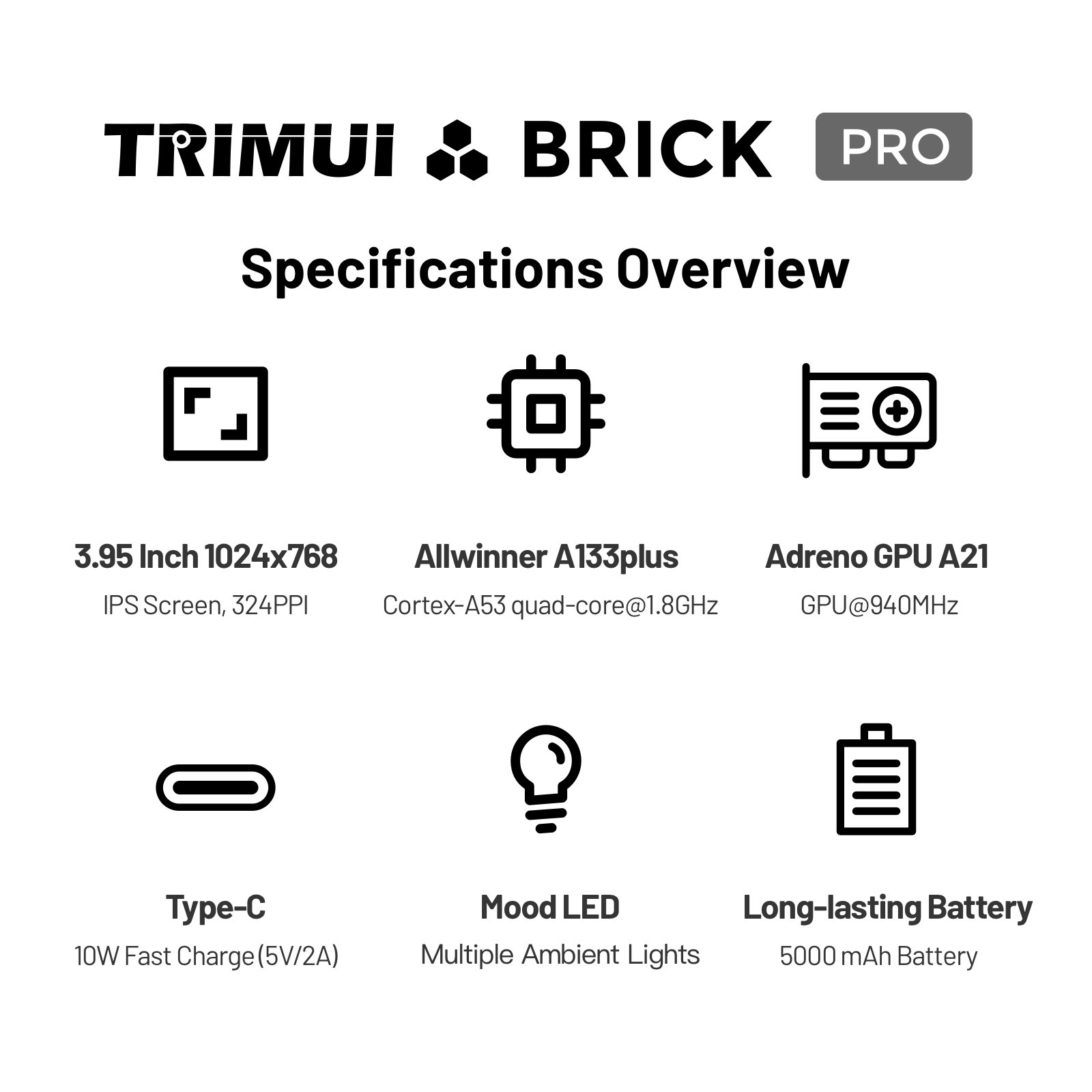 TRIMUI Brick Pro TG4040 Retro  - đánh giá và giá Retro Gaming Kiosk