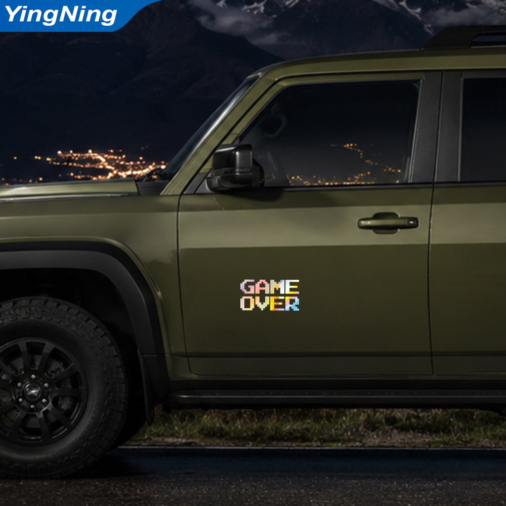 Reflective Game Over Car Decal - đánh giá và giá Gaming Retro Arcade
