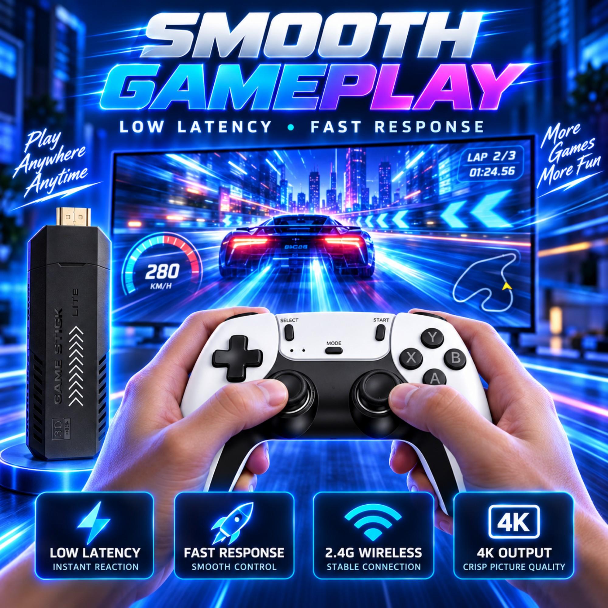 X2 PRO Game Stick 4K HD TV Vid - đánh giá và giá Retro Gaming Game Stick