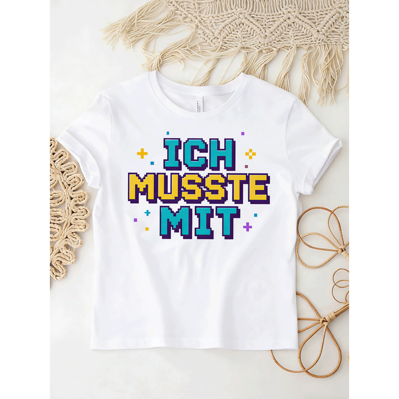Ich Musste Mit German Meme T-S - đánh giá và giá Retro Gaming Font