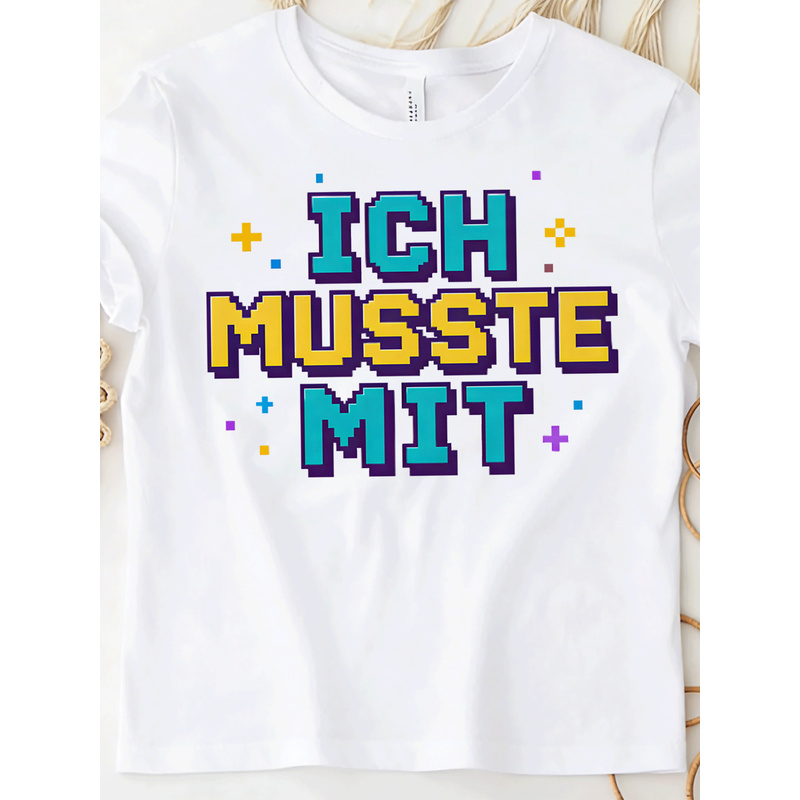 Ich Musste Mit German Meme T-S - đánh giá và giá Retro Gaming Font