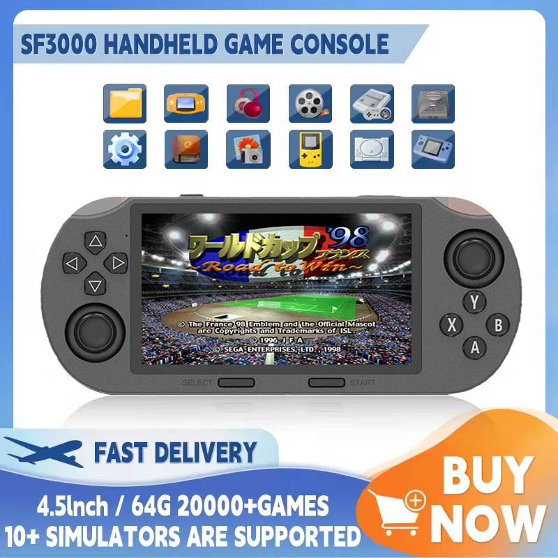 SF3000 Portable Handheld Game  - đánh giá và giá Retro Gaming Kiosk