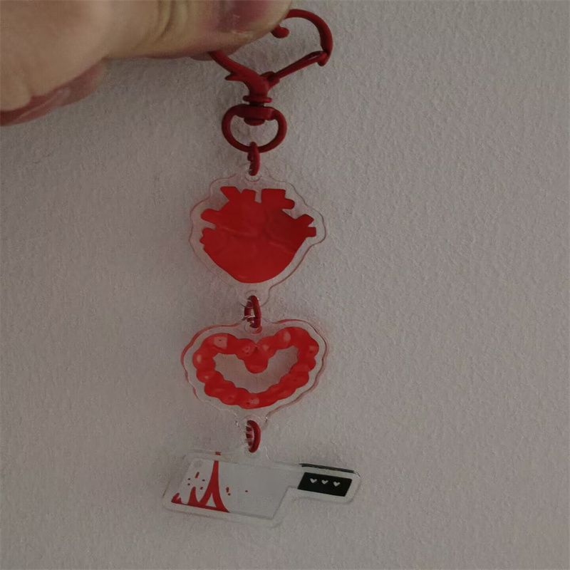 Horror Cute Guts & Knife | Lin - đánh giá và giá Retro Gaming Keychain
