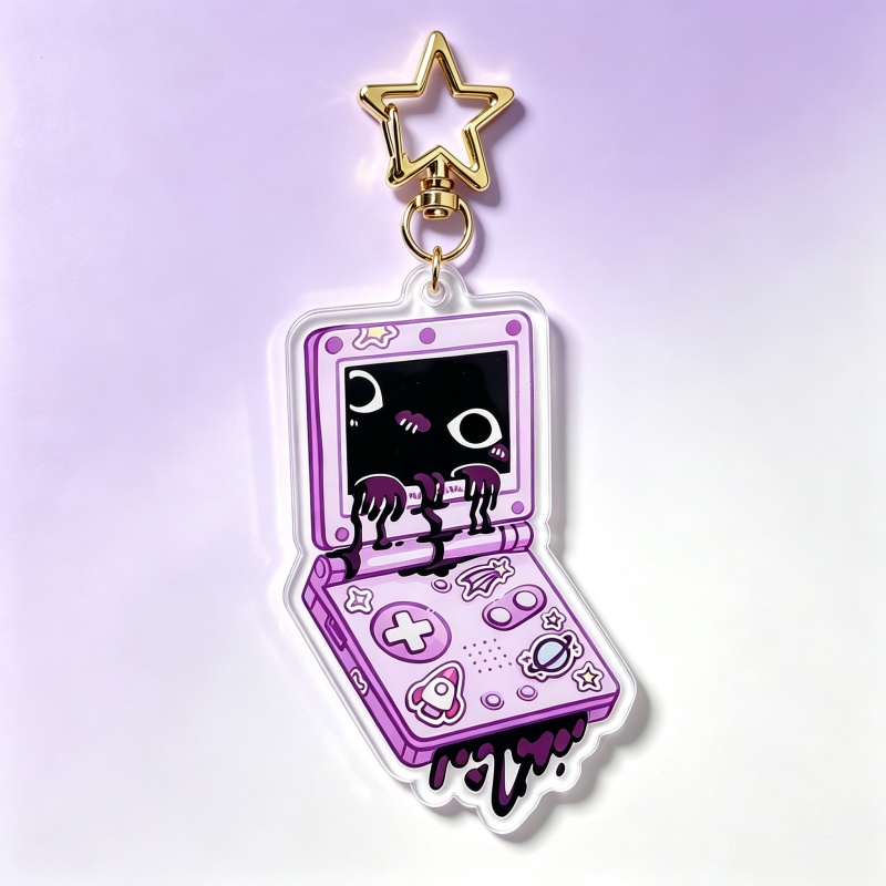 Creepy Game Console Acrylic Ke - đánh giá và giá Retro Gaming Keychain
