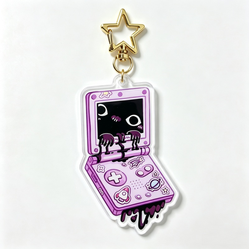 Creepy Game Console Acrylic Ke - đánh giá và giá Retro Gaming Keychain
