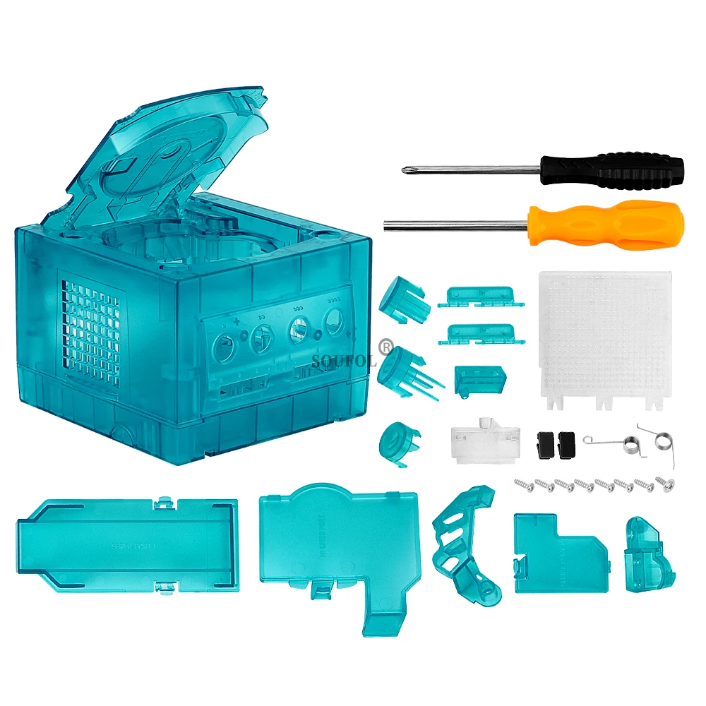 Ice Blue Replacement Case for  - đánh giá và giá Retro Gaming Videos