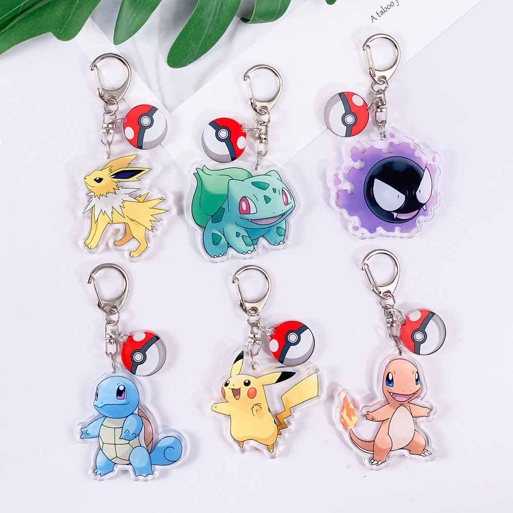 Pokémon Pikachu Bulbasaur Jigg - đánh giá và giá Retro Gaming Keychain