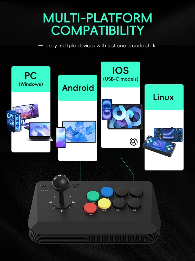 Wireless Y3A Max Arcade Stick  - đánh giá và giá Retro Gaming Game Stick