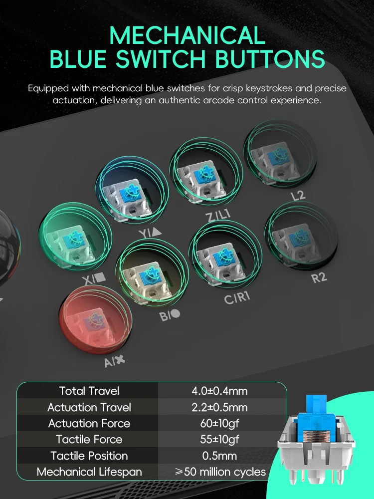 Wireless Y3A Max Arcade Stick  - đánh giá và giá Retro Gaming Game Stick