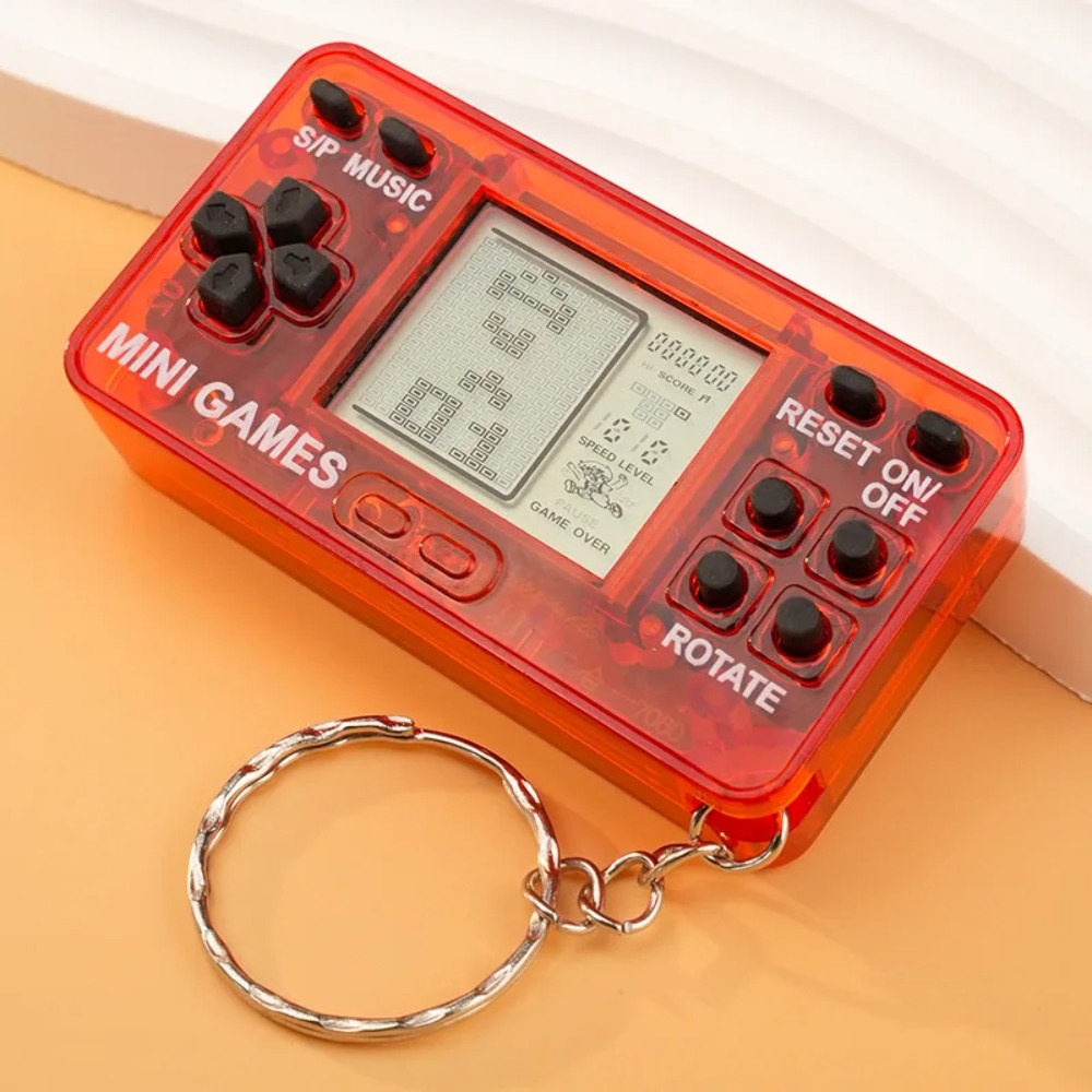 Blue Mini Retro Handheld Game  - đánh giá và giá Retro Gaming Keychain
