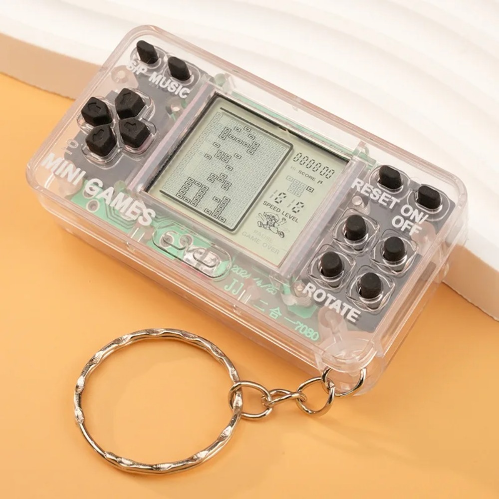 Blue Mini Retro Handheld Game  - đánh giá và giá Retro Gaming Keychain