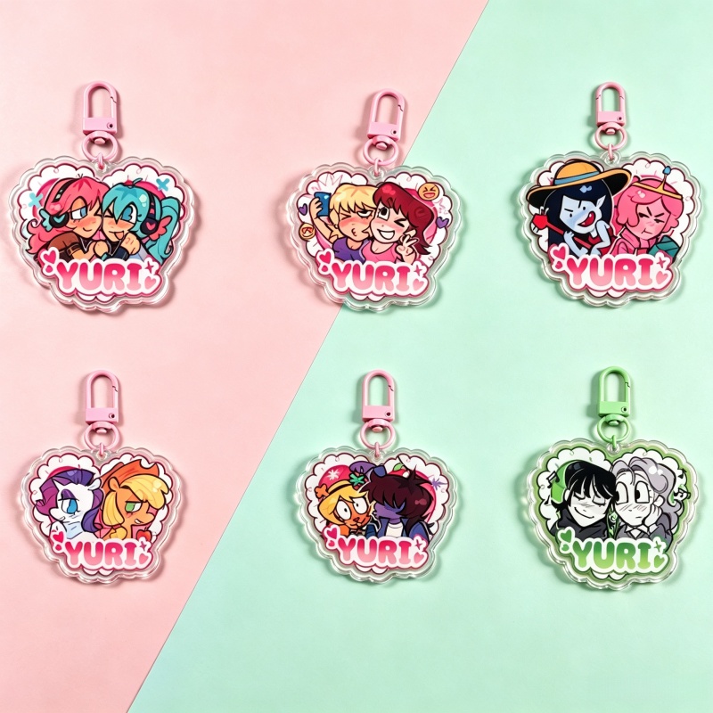 Yuri Time Acrylic Keychain Cut - đánh giá và giá Retro Gaming Keychain