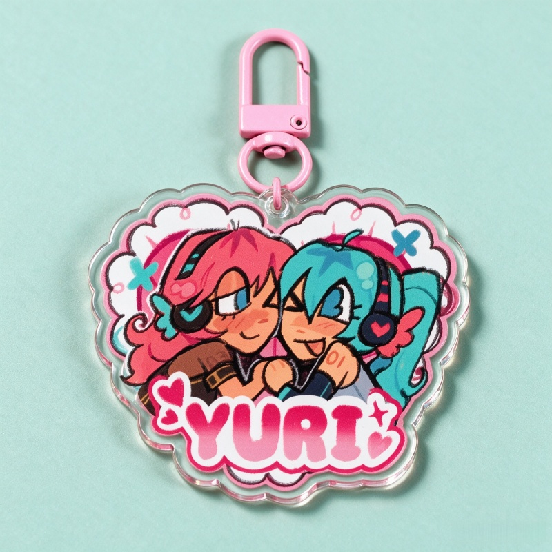 Yuri Time Acrylic Keychain Cut - đánh giá và giá Retro Gaming Keychain